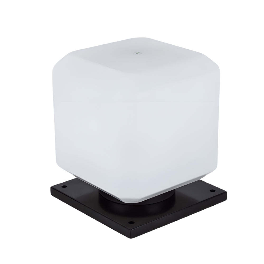 Waterproof Cube Outdoor LED Pier Mount Post Lamp for Garden-Lighom