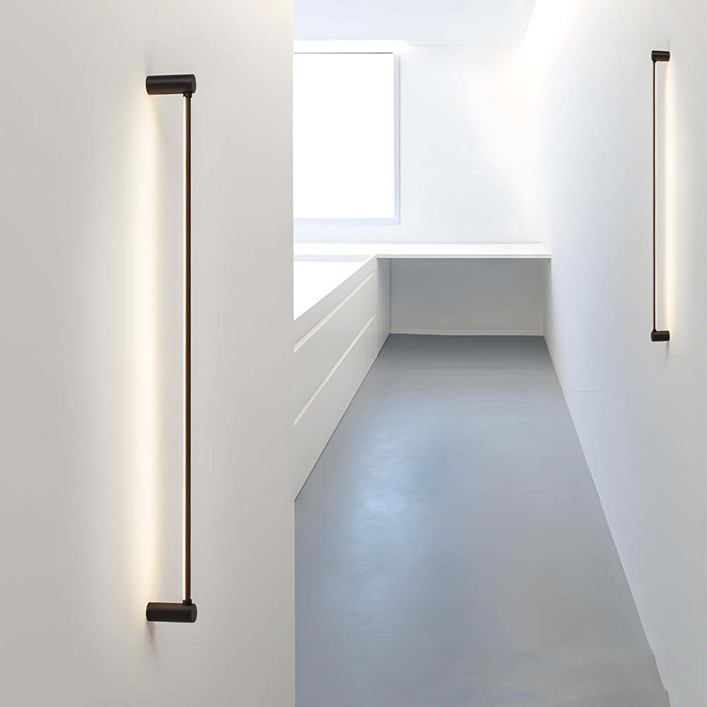 Modern Black LED Linear Ceiling Light
