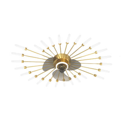 Flower Mute 3-Step Nordic Ceiling Fan