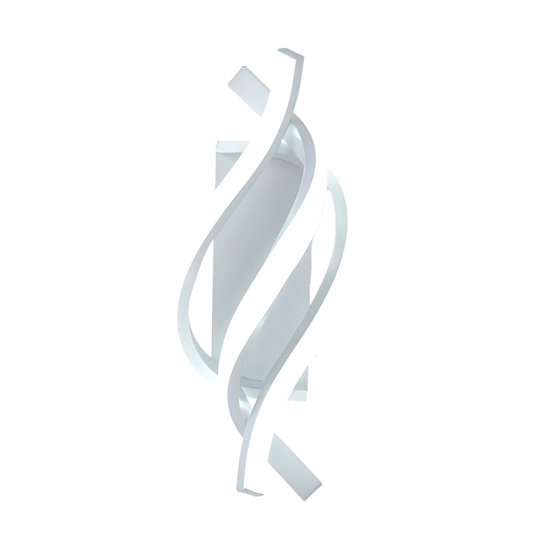 Spiral Minimalist 3-Step Dimming LED Modern Wall Sconce