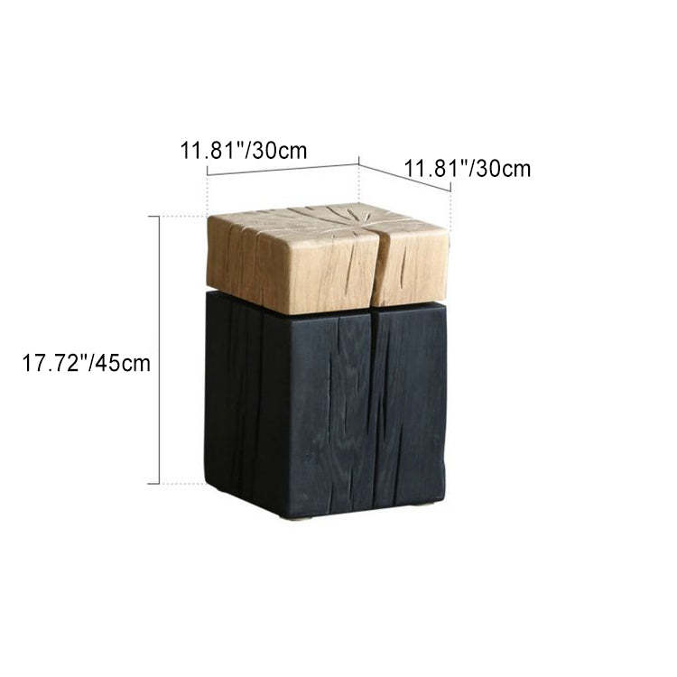 Japanese Square Wood Coffee Table
