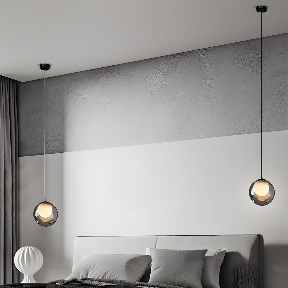 Glass Bubble Pendant Light