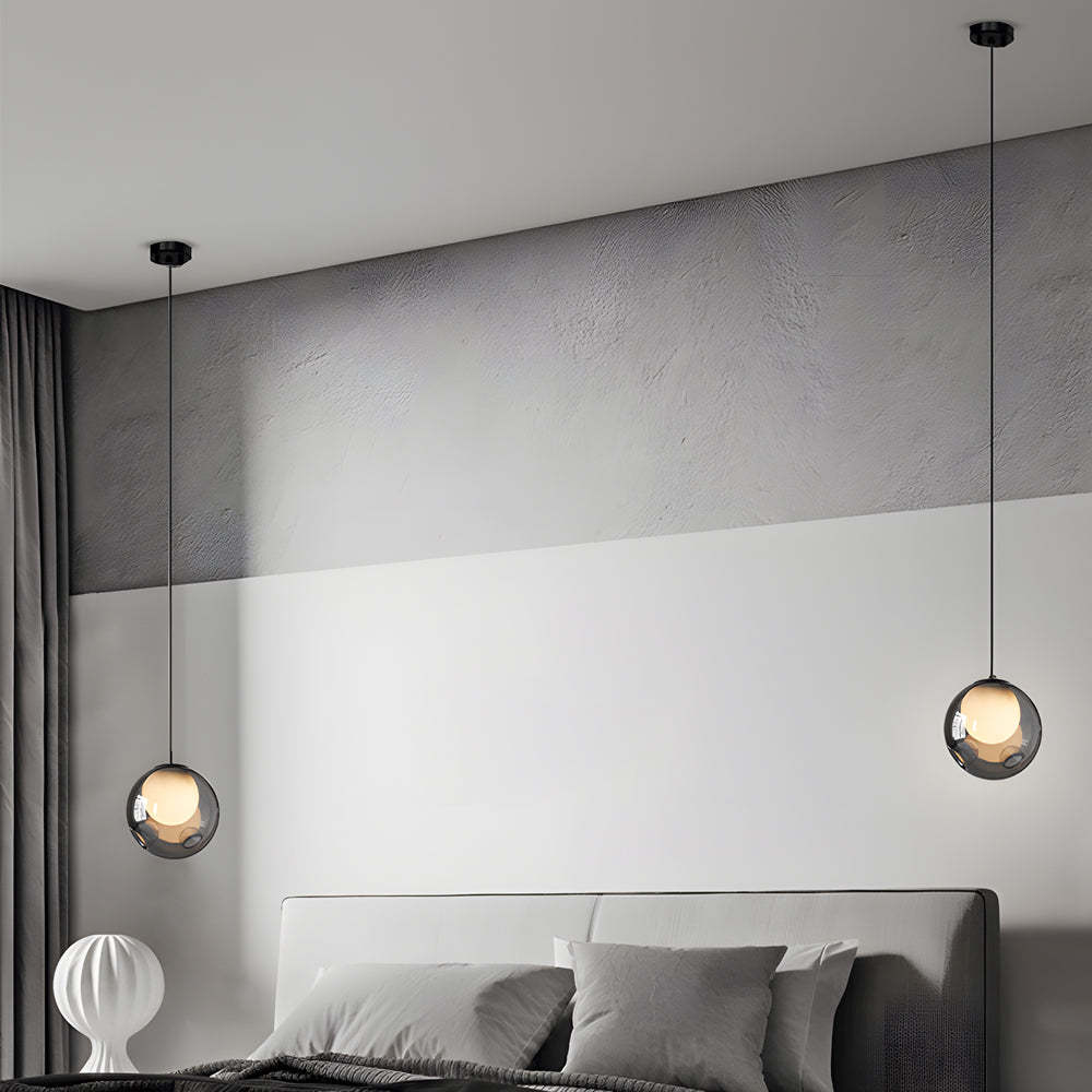 Glass Bubble Pendant Light