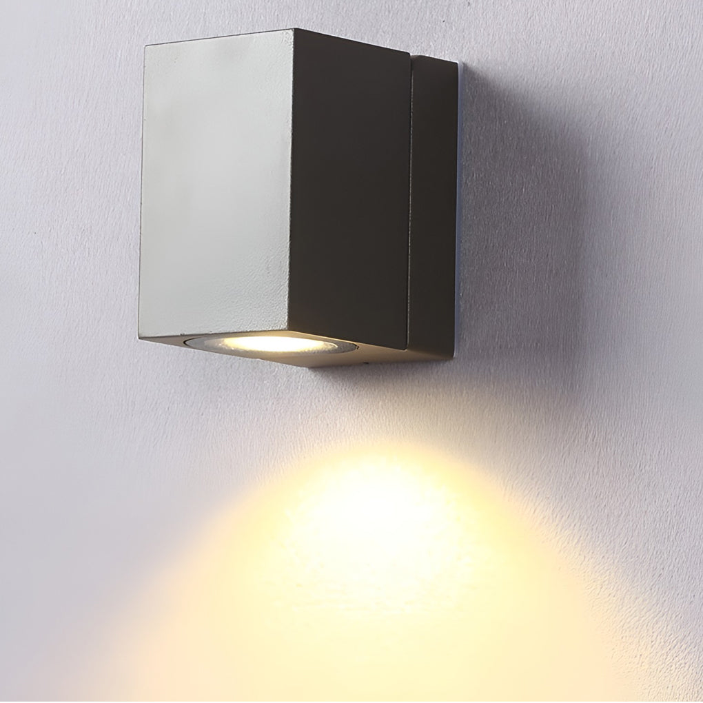 Square Adjustable Waterproof Motion Sensor LED Sconces Indoor Outdoor Wall Lamp Spot Lights-Lighom