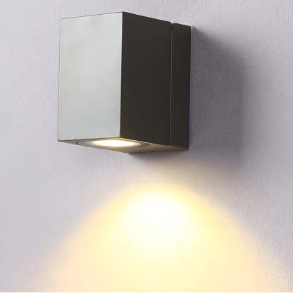 Square Adjustable Waterproof Motion Sensor LED Sconces Indoor Outdoor Wall Lamp Spot Lights-Lighom