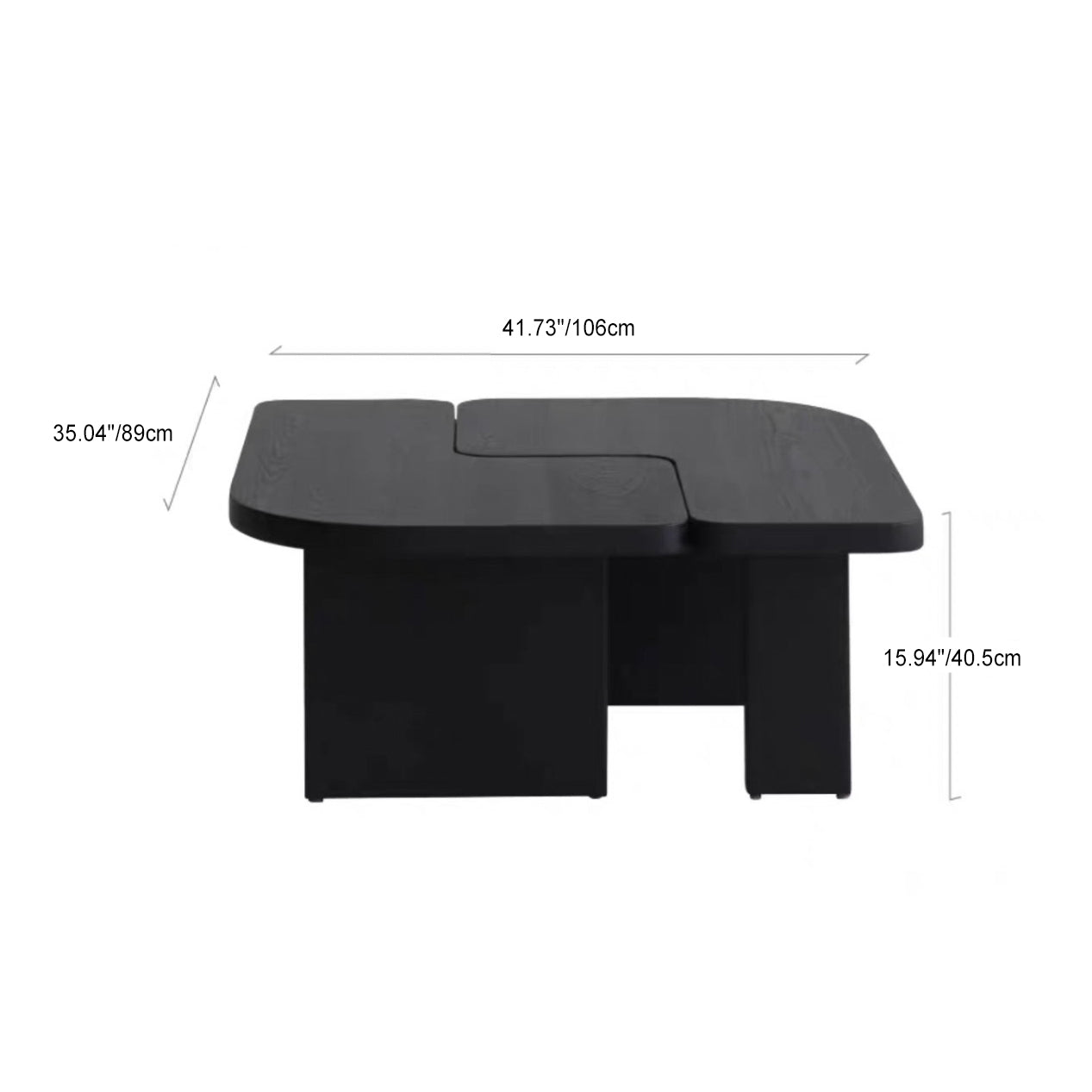 Nordic Pine Ash Wood Coffee Table