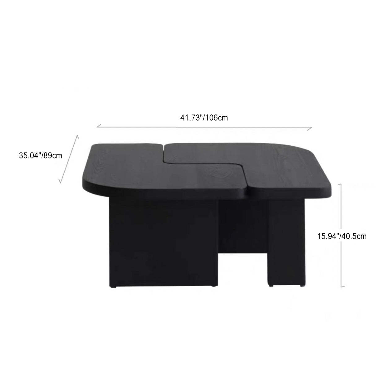 Nordic Pine Ash Wood Coffee Table