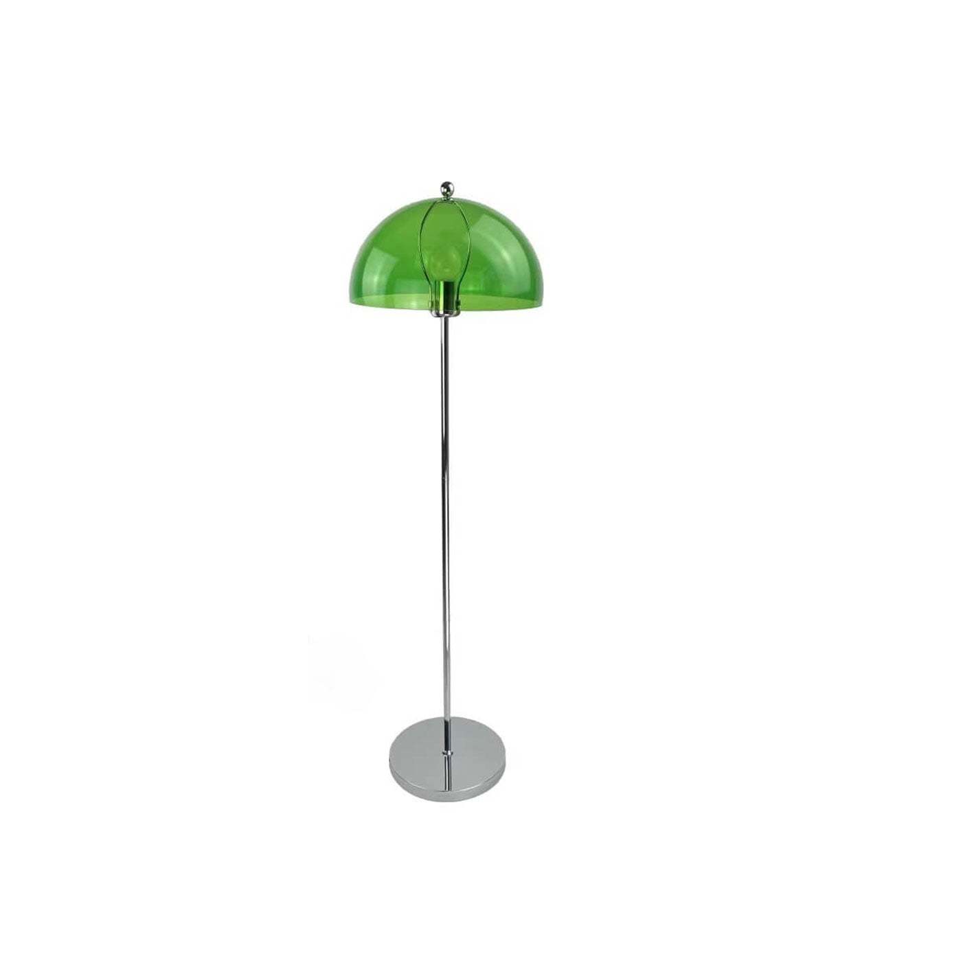Retro Acrylic Mushroom Floor Lamp — Brown / 220V-240V For UK/AU