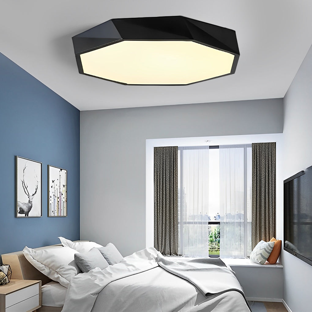 Geometric LED Modern Ceiling Lights Flush Mount Lighting Ceiling Lamp-Lighom