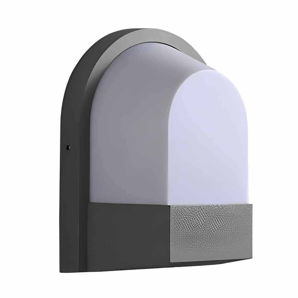 Minimalist Waterproof LED Dark Gray Modern Outdoor Wall Lamp Exterior Lights-Lighom