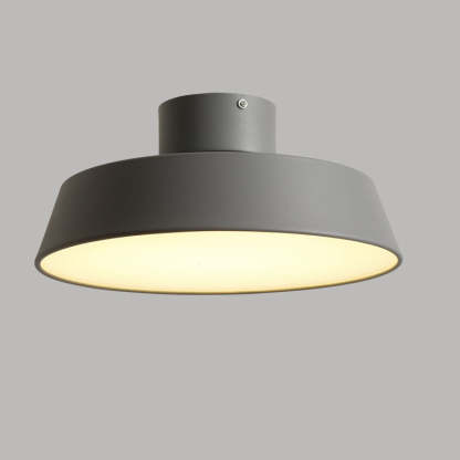 Nordic Minimalist Round Pot Iron LED Flush Mount Light — Neutral Light (4000K) / 110V-120V For US/CA
