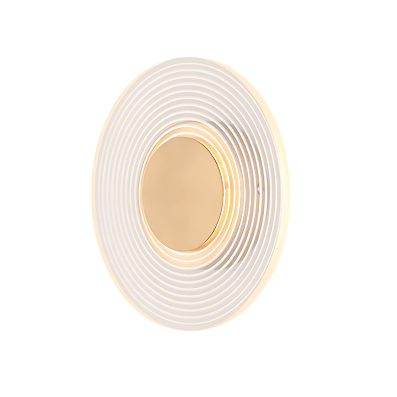 Round Stripes Grid Pattern Acrylic LED Simple Creative Modern Wall Lamp-Lighom