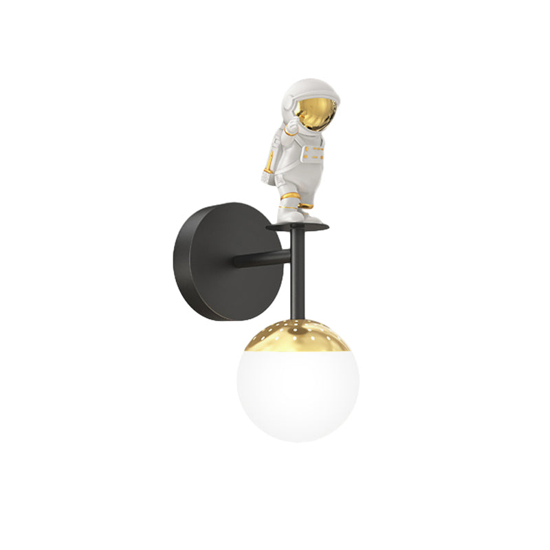 Cartoon Astronaut 3-Step Dimming LED Modern Wall Sconce