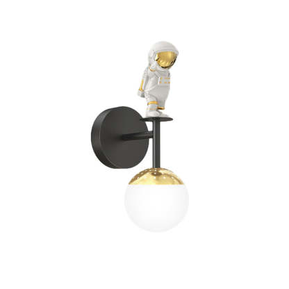 Cartoon Astronaut 3-Step Dimming LED Modern Wall Sconce