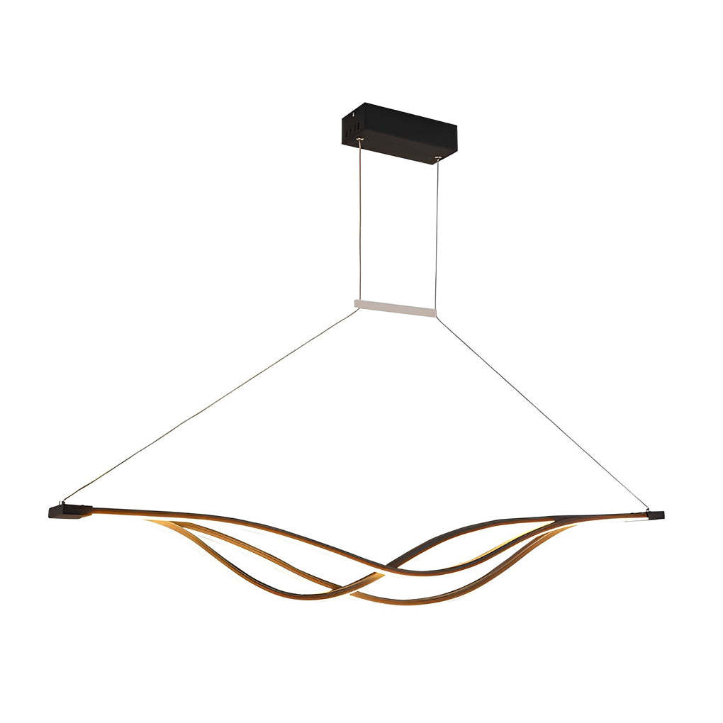 Long Wave Dimmable Remote Nordic Chandelier