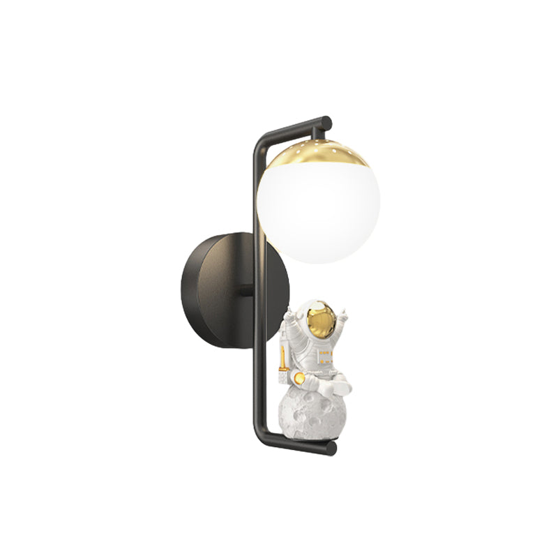 Cartoon Astronaut Decor Three Step Dimming Modern LED Wall Lights Fixture-Lighom