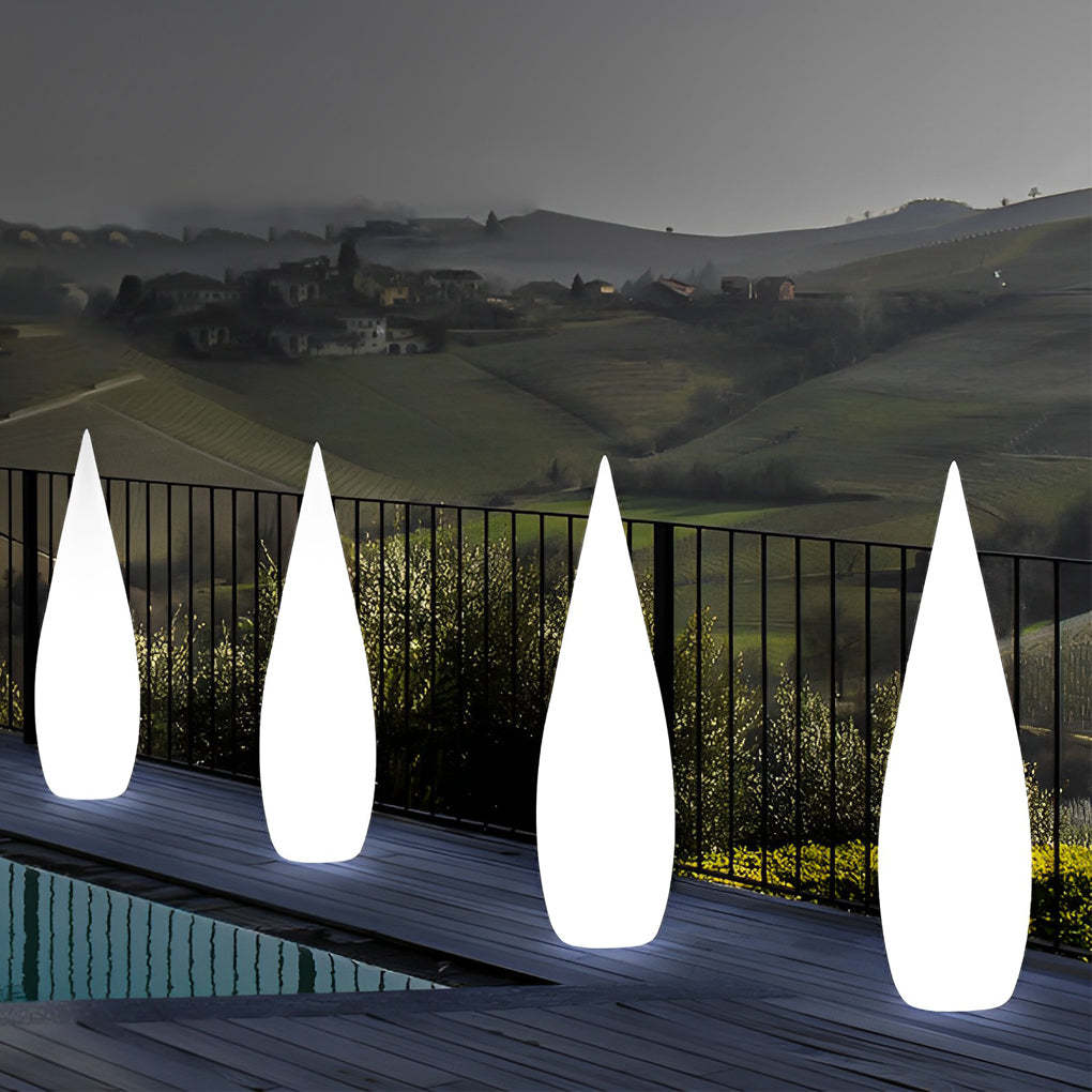 Three-Way Powered Water Drop LED Floor Lamp-Lighom