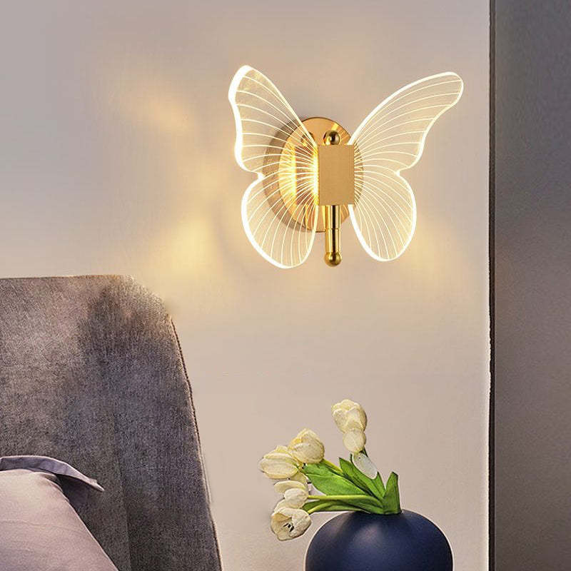 Butterfly Dimmable Modern LED Wall Light