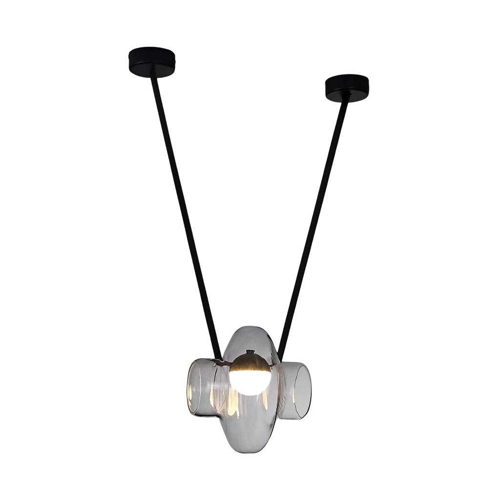 Glass Jar LED Modern Pendant