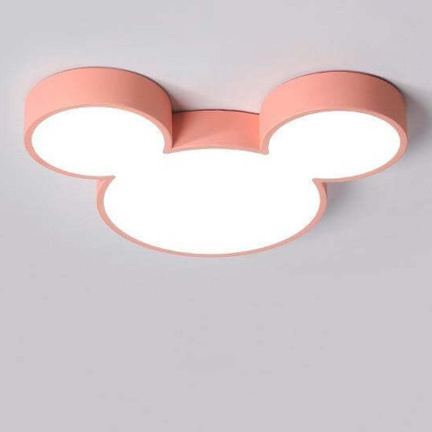 Cartoon Mouse Slim LED Flush Mount Light