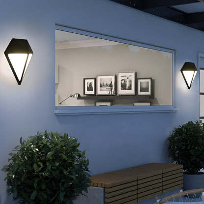 Creative Geometric LED Waterproof Modern Outdoor Wall Lamp Wall Lights Fixture-Lighom