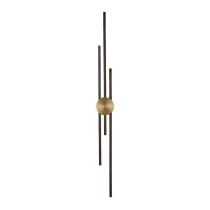 Modern Linear Wall Lamp Minimalist 2 Color Metal Wall Light-Lighom