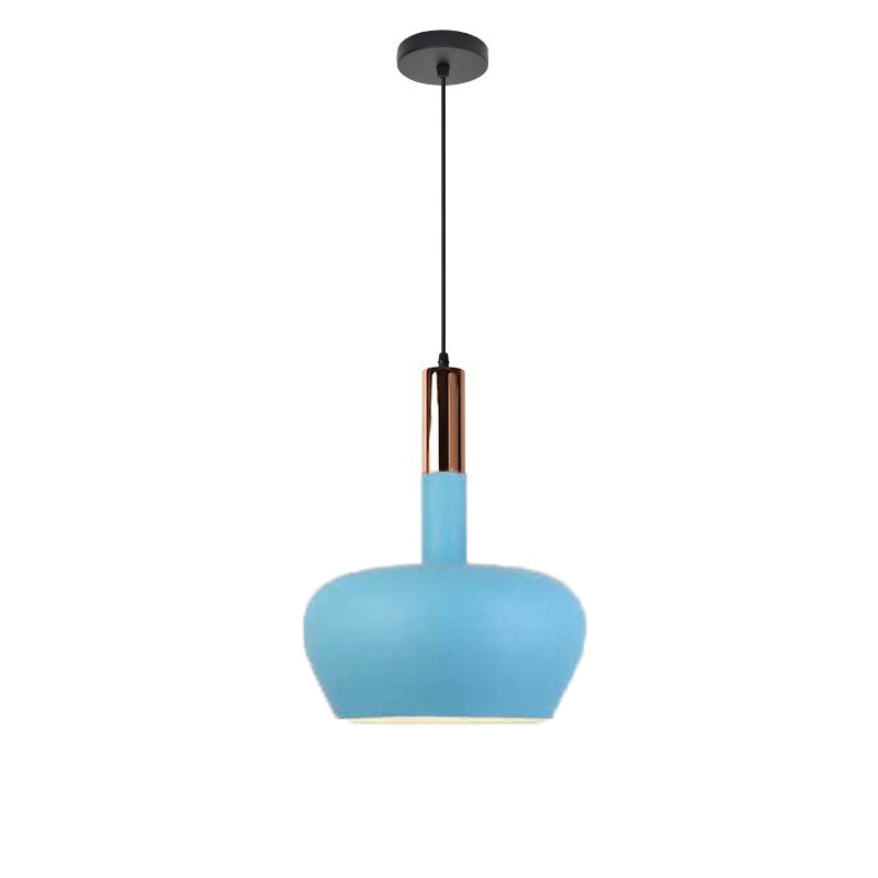 Nordic Macaron Aluminum Dome Bottle Pendant Light