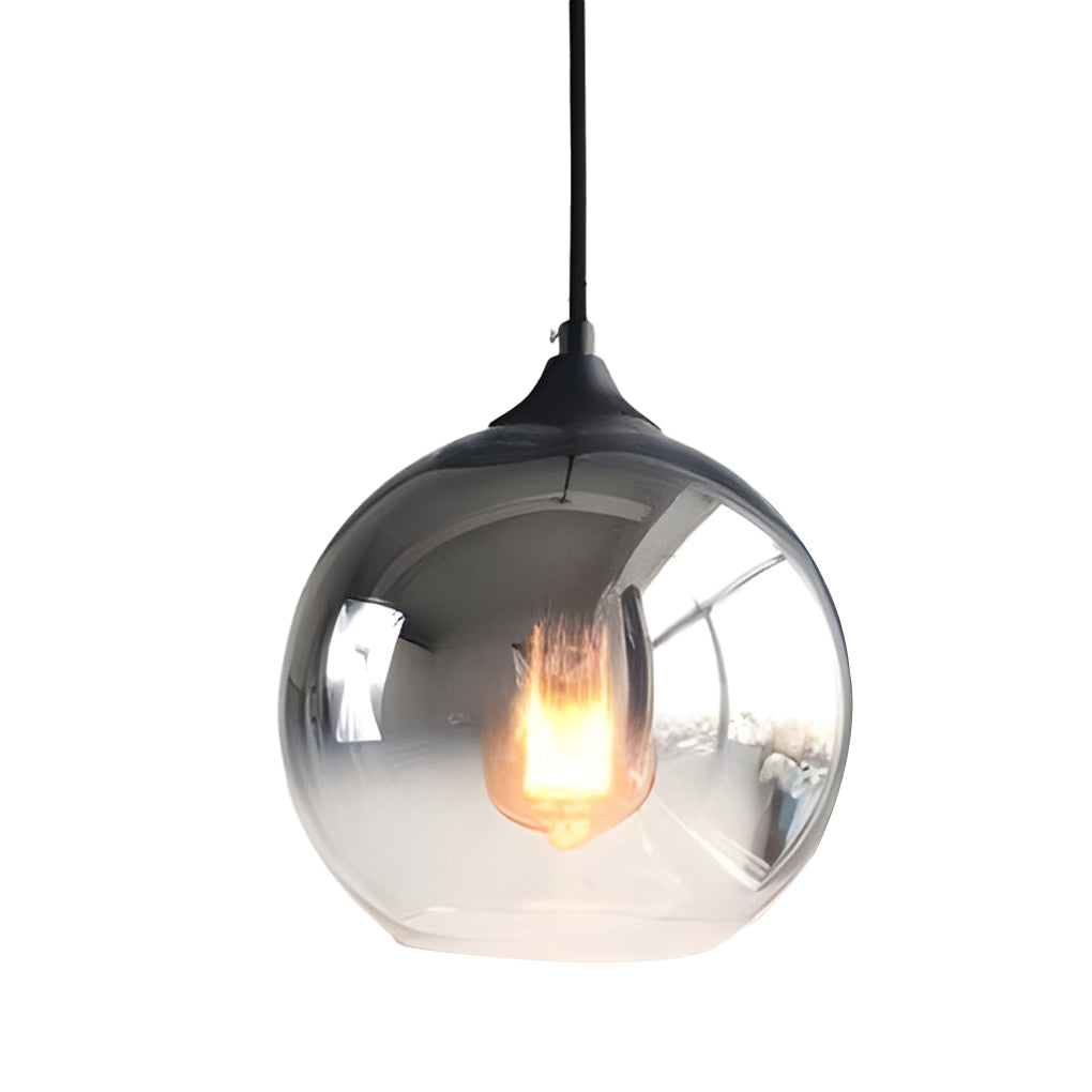 Globe Design Industrial Pendant Lighting Modern Glass LED Kitchen Lighting Dining Room Lighting Ceiling Light-Lighom