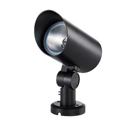 Waterproof Black Modern LED Spotlights Outdoor Spot Lights Lawn Lamp-Lighom