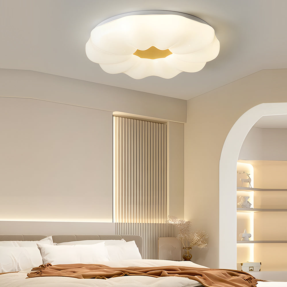 Cloud Flower Iron Acrylic Dimmable Modern Ceiling Lamp