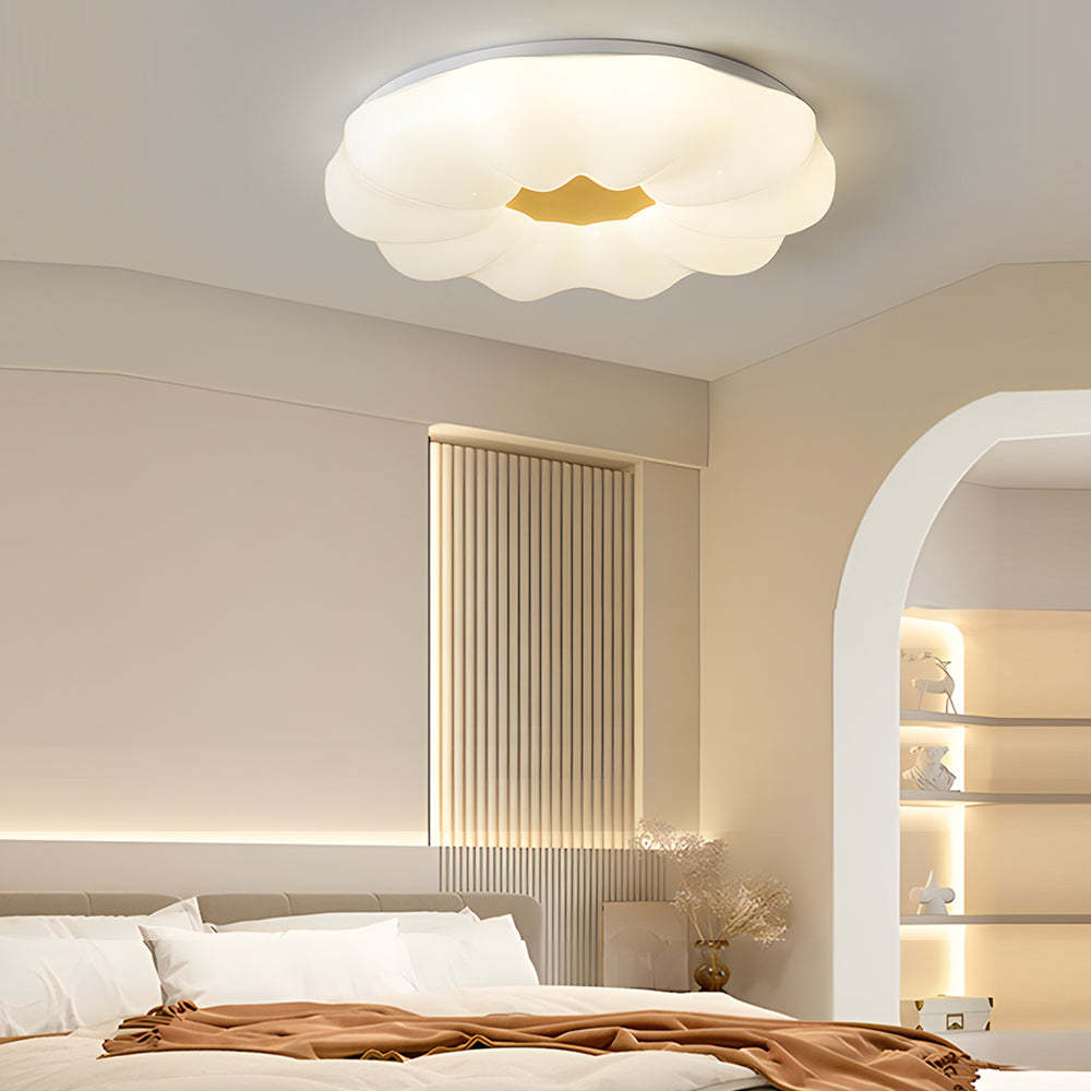 Cloud Flower Iron Acrylic Dimmable Modern Ceiling Lamp