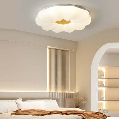 Cloud Flower Iron Acrylic Dimmable Modern Ceiling Lamp