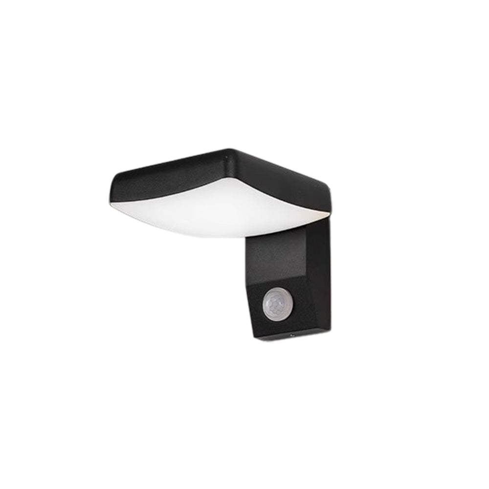 Black Motion Sensor Outdoor Wall Light - Rotatable-Lighom