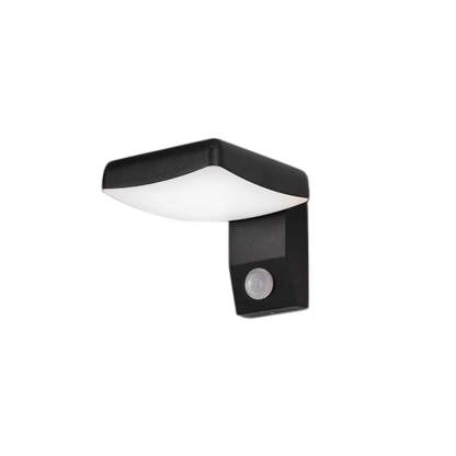 Black Motion Sensor Outdoor Wall Light - Rotatable-Lighom