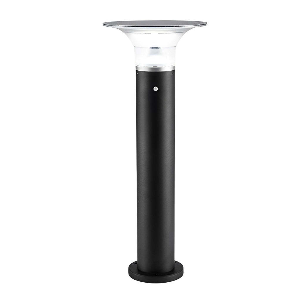 Efficient 3.5W Modern Black Solar LED Downlight Path Light