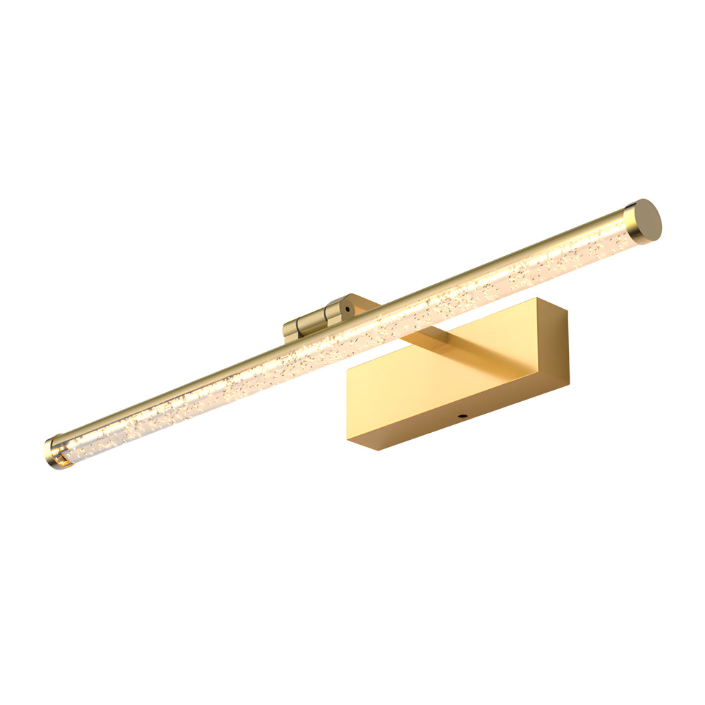 Rotatable Seeded Acrylic LED Dimmable Bathroom Vanity Bar