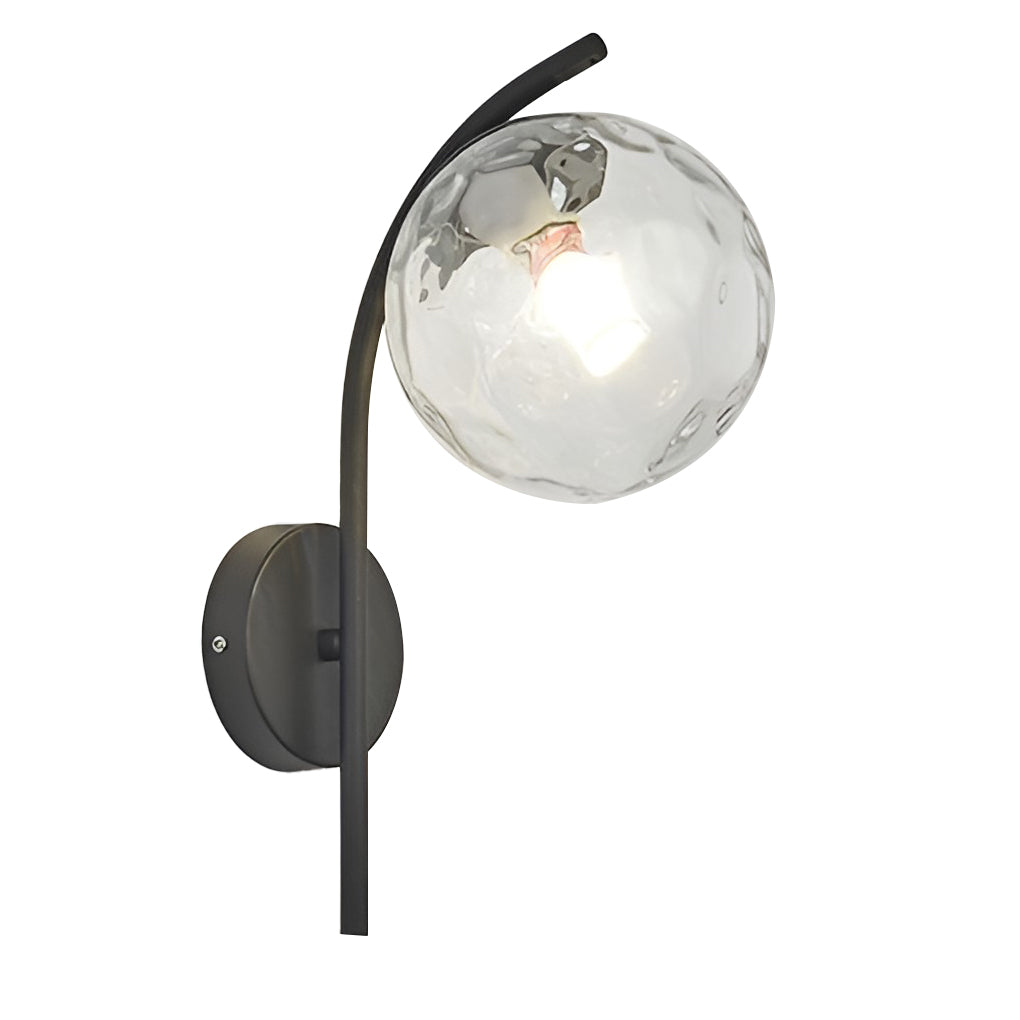 Creative Glass Ball-shaped LED Nordic Plug in Wall Sconce Lighting-Lighom