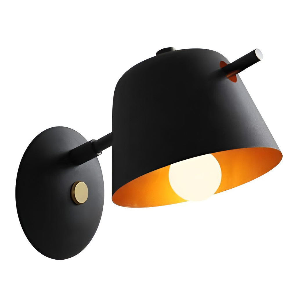 Hat Matte Metal Nordic Modern Wall Sconce