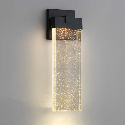 Rectangular Bubble Crystal LED Modern Wall Lamp
