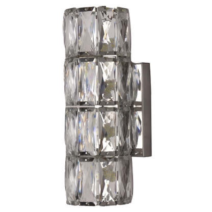 Cylindrical Crystal 3-Step Dimming LED Modern Wall Sconce