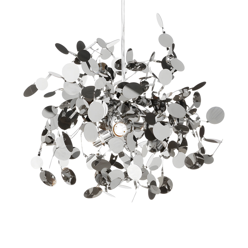Spherical Stainless Steel Disc Nordic Modern Chandelier