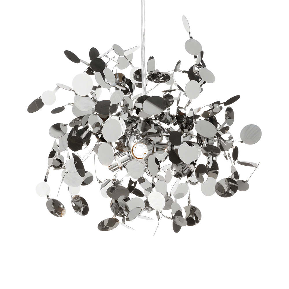 Spherical Stainless Steel Disc Nordic Modern Chandelier