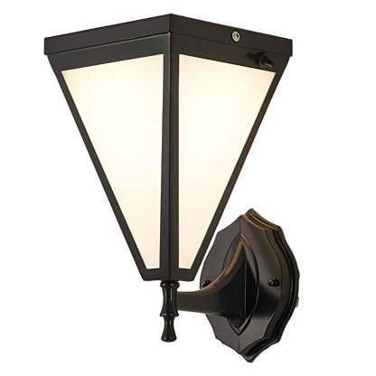Industrial Tapered Dimmable Plug-In Solar LED Wall Light