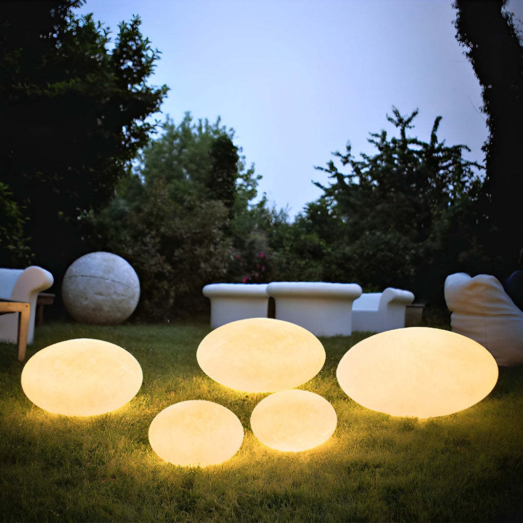 Resin Cobblestone LED Lawn Light Modern Waterproof Outdoor Landscape Lamp-Lighom