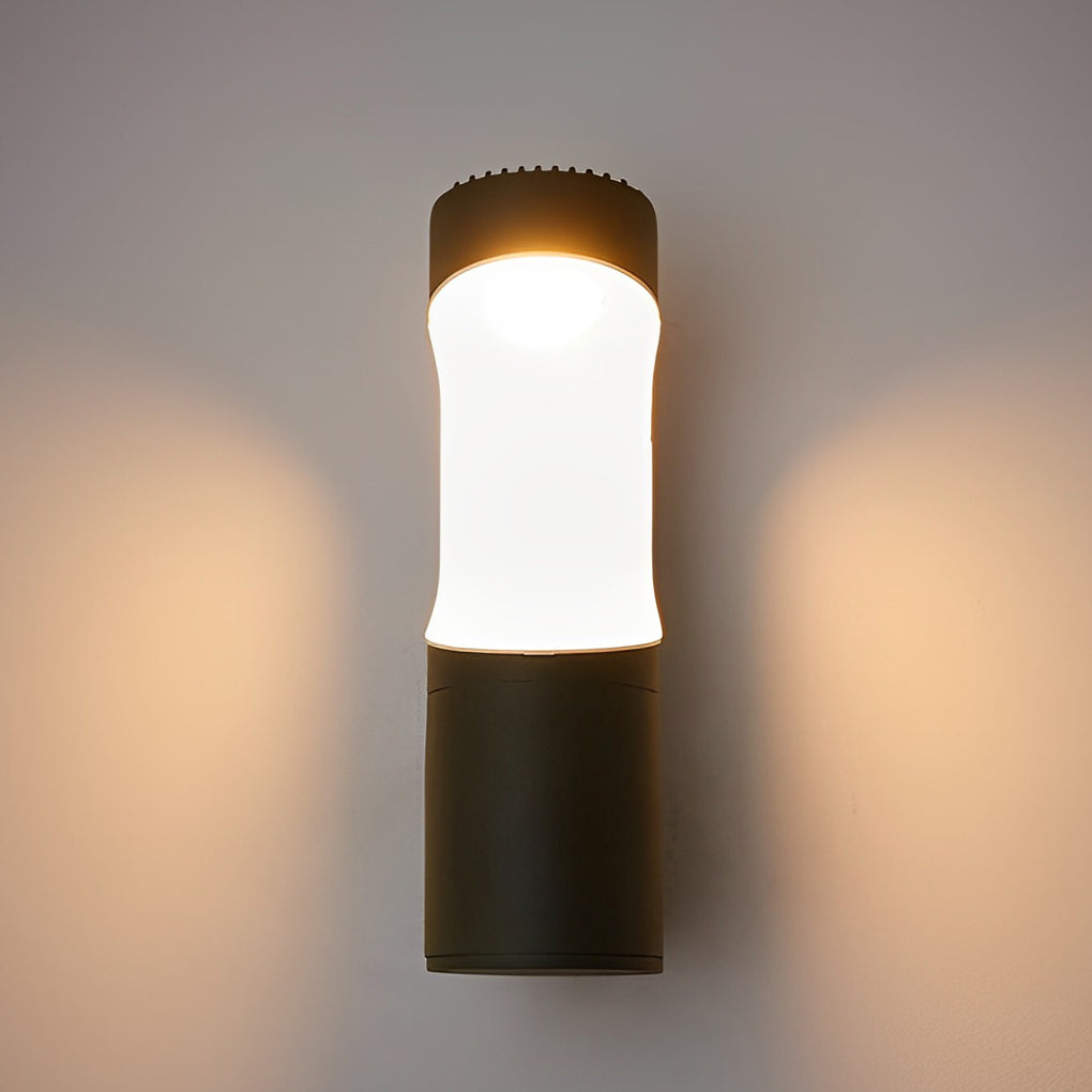 Creative LED Waterproof Black Modern Outdoor Wall Lamp Exterior Lights-Lighom