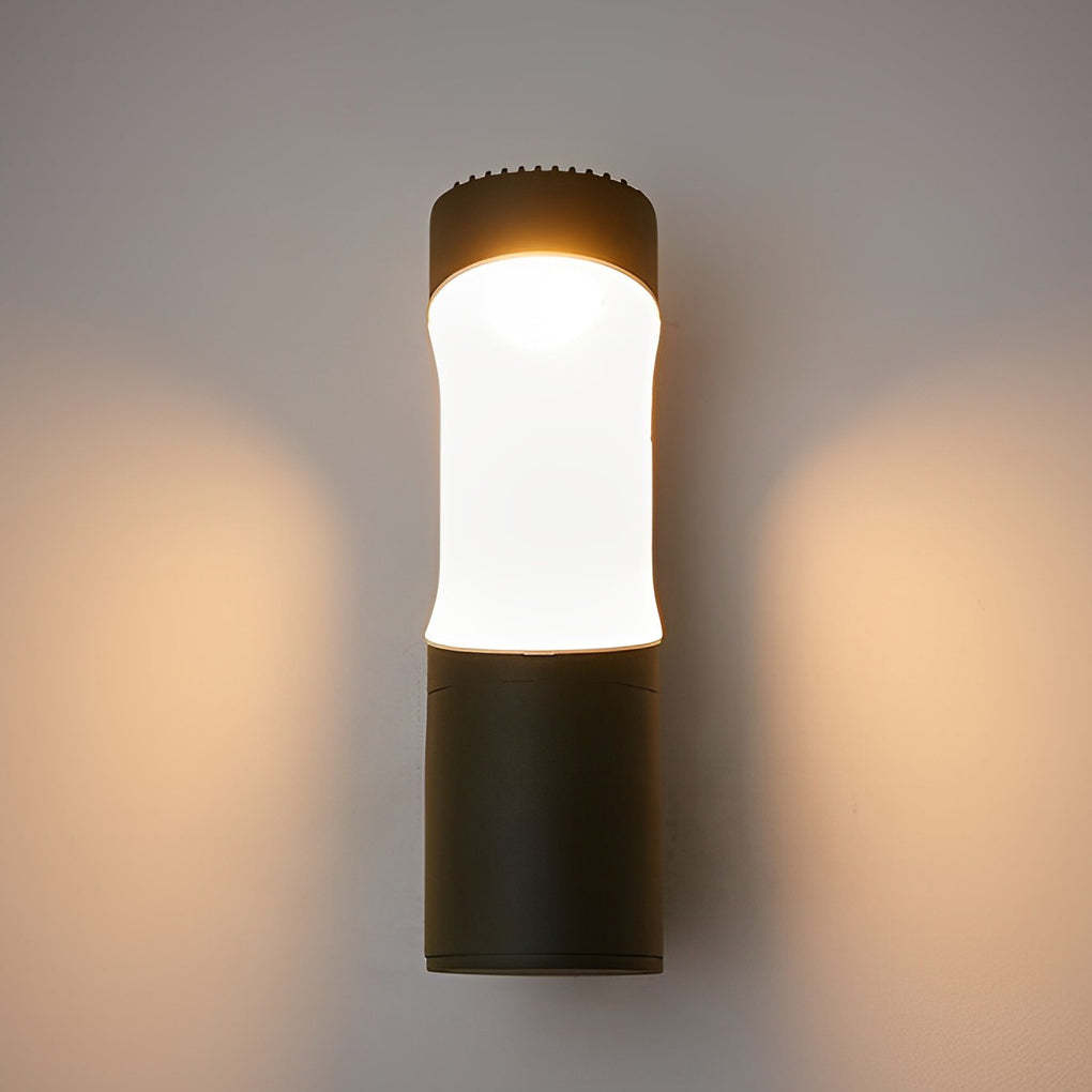 Creative LED Waterproof Black Modern Outdoor Wall Lamp Exterior Lights-Lighom