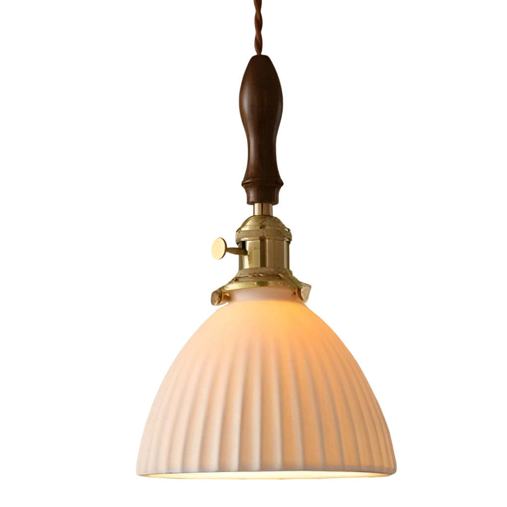 Ceramic Copper 12W Nordic Plug-In Wall Lamp