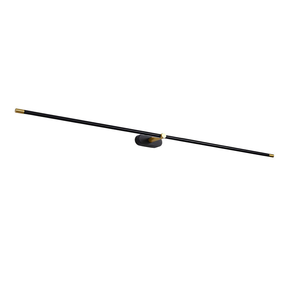 Ultra-Slim Cylindrical LED Bathroom Vanity Light with Indirect Lighting, 26.8''/38.6''/50.4''-Lighom