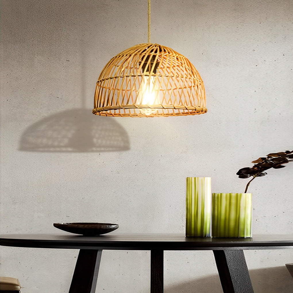 Rustic handmade southeast natural pendant lighting