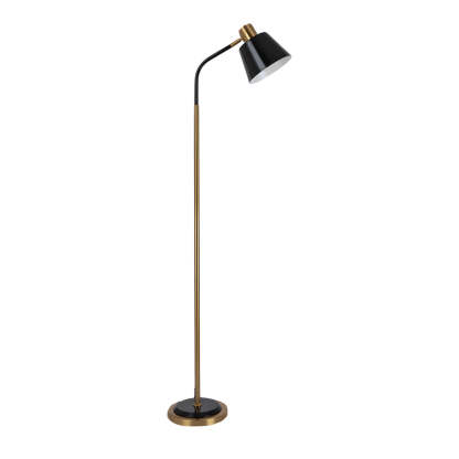 62" Metal 1-Bulb Rotatable Reading Floor Lamp